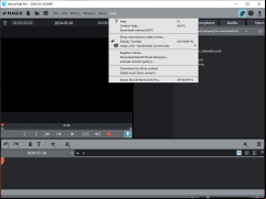 MAGIX Movie Edit Pro - help-menu