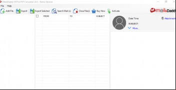MailsDaddy OST to PST Converter screenshot 1