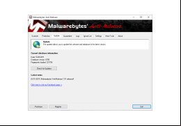 Malwarebytes Anti-Malware - update-page