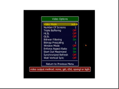 Mame Plus - video-options