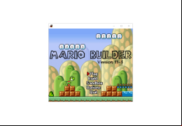 Mario Builder - main-screen
