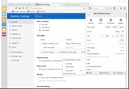 Maxthon Cloud Browser - tools-menu