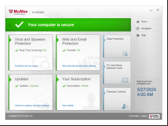 McAfee Total Protection - main-screen