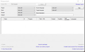 memoQ screenshot 3