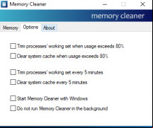 Memory Cleaner 2.60 screenshot 2