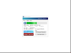 Memory Cleaner 2.60 - main-screen