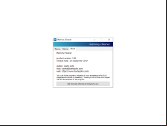 Memory Cleaner 2.60 - about