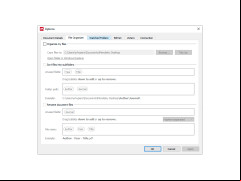 Mendeley - options-for-file-organizer