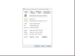 Microsoft Visual Studio Express for Windows Phone - properties