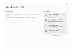 Microsoft Visual Studio Ultimate - start-page