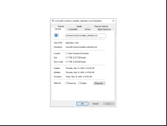 Microsoft Windows Installer - properties