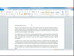 Microsoft Word 2010 - review-option