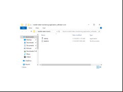 Mobile Data Monitoring Application - files