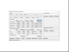 Mobile Data Monitoring Application - main-screen