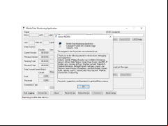 Mobile Data Monitoring Application - about