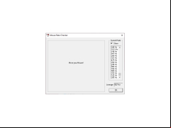Mouse Rate Checker - main-screen