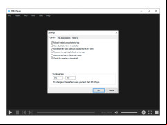 MP4 Player - settings-general