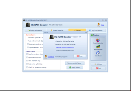 Mz Ram Booster - about-application