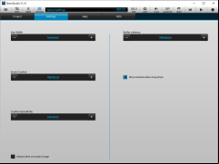 NanoStudio - settings