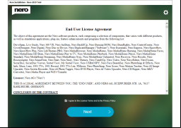 Nero Standard 2019 - license-agreement