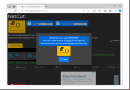 Netcut - main-screen