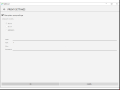 NetDrive - proxy-settings