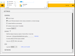 NetDrive - general-settings