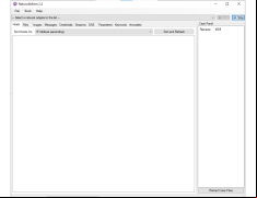 NetworkMiner - main-screen