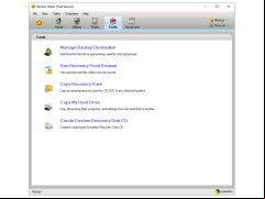 Norton Ghost - tools-menu
