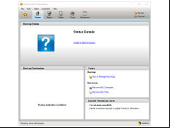 Norton Ghost - main-screen