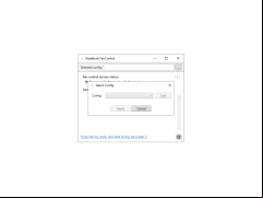 NoteBook FanControl - select-config