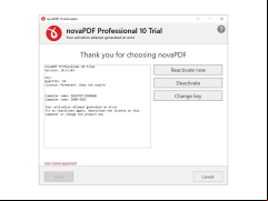 novaPDF Standard - main-screen
