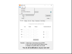 NVIDIA BIOS Editor (NiBiTor) - file-menu