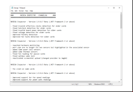 NVIDIA Inspector - changes