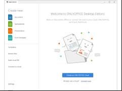 ONLYOFFICE - main-screen