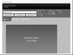 Open DVD Producer - settings-in-application