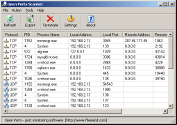 Open Ports Scanner screenshot 1