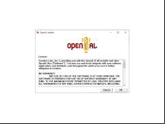 OpenAL SDK - license-agreement