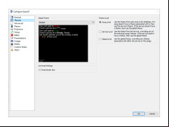 OpenLP - themes-settings