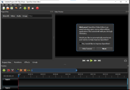 OpenShot - main-screen