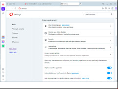 Opera AdBlock - privacy-and-security-settings