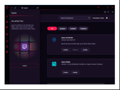 Opera GX - twitch