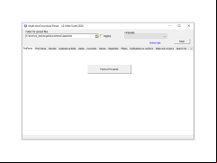 Parser - main-screen