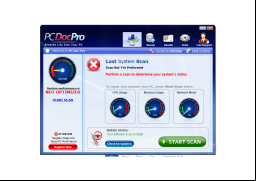 PC Doc Pro (formerly PC Doctor Pro) - scan-screen