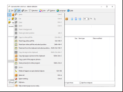 PDF 2 DXF - edit-menu