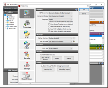 PDF reDirect Pro - preferences