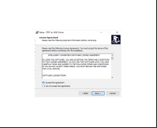 PDF to XML - license
