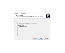 PDF to XML - folder