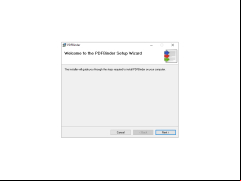 PDFBinder - welcome-screen