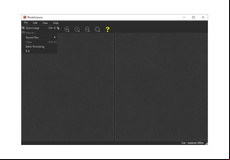PhotoScissors - file-menu